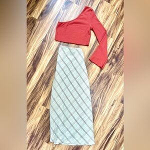 POL One Shoulder Crop Top